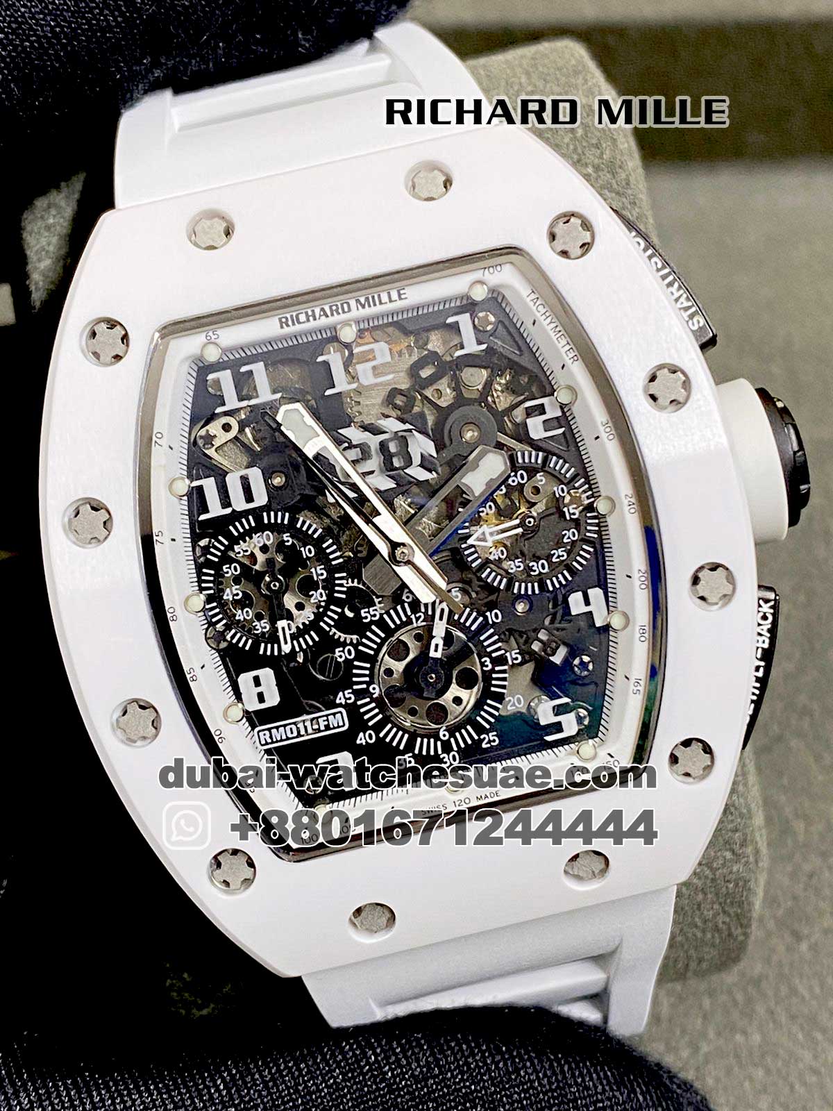 45.jpg Richard Mille RM 011 White - Image 1