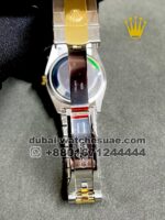 Rolex 36 mm Date Just two tone ,Green color ,Stone work - Image 4