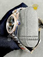 Rolex 36 mm Date Just two tone ,Grey color, Stonework - Image 3