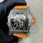 Richard Mille? Rafa RM 35-01 Tourbillon Super Slim Black?With Orange Rubber Strap Copy