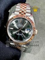 Rolex 41 mm  Wimbledon Date Just  Gray face Two Tone? Copy