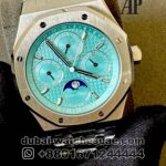 Audemars Piguet Royal Oak Perpetual Calendar Moonphase Sky Blue Dial 41mm Stainless Steel Copy