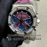 Audemars Piguet Royal Oak Offshore Selfwinding Chronograph 26231ST.ZZ.D075CA.01 Purple Dial With Blue Chrono Copy