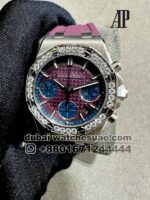 Audemars Piguet Royal Oak Offshore Selfwinding Chronograph 26231ST.ZZ.D075CA.01 Purple Dial With Blue Chrono Copy