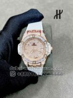 Hublot Big Bang One Click? King Gold White Full Pave? Diamond  Ref:485.OE.9000.RW.1604