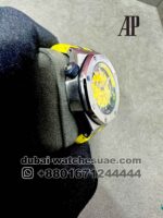 Audemars Piguet Royal Oak Offshore Diver 41 mm Yellow Dial With  Yellow Rubber Strap Copy - Image 2