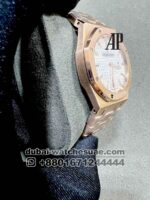 Audemars Piguet Royal Oak 33 mm White? Dial With Rose Gold  Bracelet Copy - Image 2
