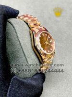 Rolex 31 mm Chocolate Brown dial with flutted brown bezel - Image 2