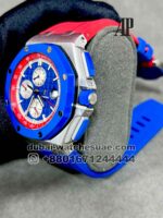 Audemars Piguet Royal Oak Offshore Chronograph 42mm?Blue Dial White Sub Dial Blue Ceramic Bezel with Blue And Red Rubber Strap - Image 3