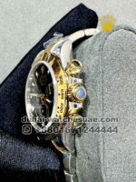 Rolex Cosmograph Daytona Gold  40 mm Black dial With Two Tone Bracelet Copy - Image 3