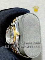Rolex 36 mm Date Just White Dial With Stonned Numeric Flutted Bezel with? Two Tone? Jubilee Bracelet Copy - Image 3