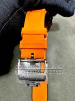 Richard Mille? Rafa RM 35-01 Tourbillon Super Slim Black?With Orange Rubber Strap Copy - Image 4