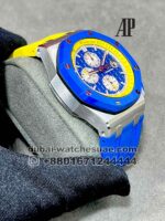 Audemars Piguet Royal Oak Offshore Chronograph 42mm Blue?Dial White Sub Dial Blue Bezel  with Two Tone Straps - Image 2
