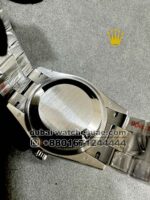 Rolex 36 mm? Silver Day? Date Stoned Dial With Rainbow Stoned Numeric Stoned Bezel With President Bracelet Copy - Image 5