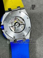 Audemars Piguet Royal Oak Offshore Chronograph 42mm Blue?Dial White Sub Dial Blue Bezel  with Two Tone Straps - Image 3