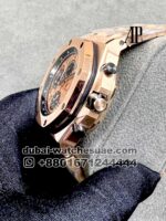 Audemars Piguet Royal Oak Offshore Brick Champagne   42mm Pink Gold Dial With Black Sub dial Rose Gold Bracelet - Image 3