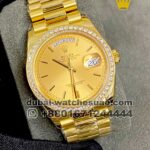 Rolex 36 mm Day Date Gold face