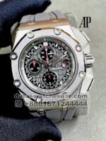 Audemars Piguet Royal Oak Offshore Chronograph 26568IM.OO.A004CA.01 Gray Dial Black Sub Dial Gray Rubber  Strap