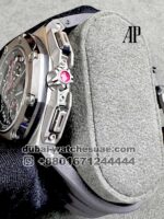 Audemars Piguet Royal Oak Offshore Chronograph 26568IM.OO.A004CA.01 Gray Dial Black Sub Dial Gray Rubber  Strap - Image 3