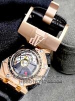 AUDEMARS PIGUET ROYAL OAK OFFSHORE CHRONOGRAPH GRAND PRIX ? Black Bezel ROSE GOLD Case Black Rubber Strap - Image 5