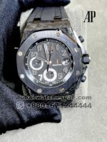Audemars Piguet Royal Oak Offshore Chronograph Black Dial Black Ceramic Bezel With Black Rubber Strap