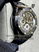 Audemars Piguet Royal Oak Offshore Chronograph Black Dial Black Ceramic Bezel With Black Rubber Strap - Image 2