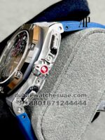 Audemars Piguet Royal Oak Offshore Chronograph Michael Schumacher in Platinum Blue Rubber Strap with Anthracite Dial 26568PM.OO.A021CA.01 - Image 3