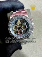 Rolex Daytona Skeleton Concept Carbon 40 mm Gray Ceramic Bezel With Oyster Bracelet Copy