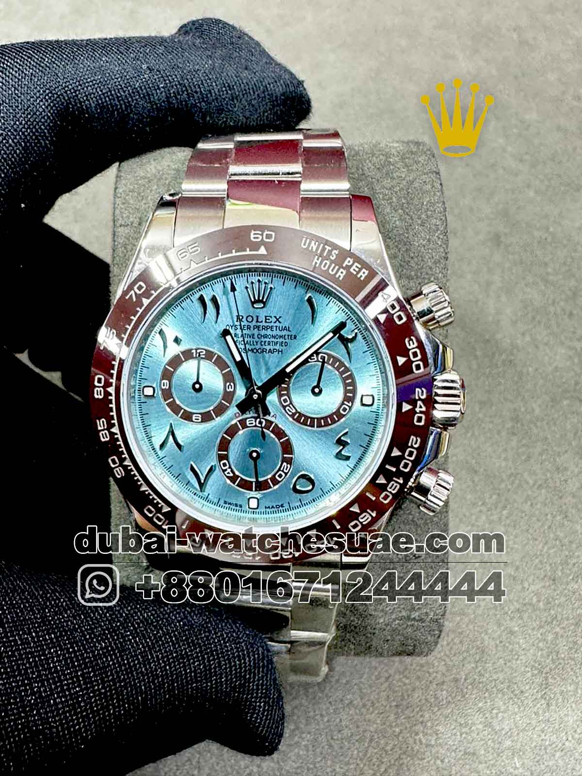 6-a-1-7.jpg Rolex Platinum Daytona Ceramic Bezel With Arabic Numeric Copy - Image 1