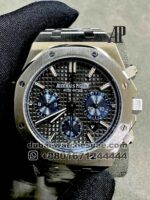 Audemars Piguet Royal Oak 41 mm Chronograph Black? Dial With Blue Chronograph Copy