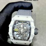 Richard Mille? Rafa RM 35-01 Tourbillon Super Slim Gray?Fabric Strap