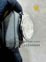 Rolex Day-Date 40mm Gray Dial With Stoned Bezel Copy - Image 2