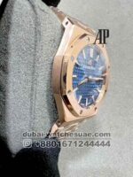 Audemars Piguet Royal Oak 33 mm Blue? Dial With Rose Gold Bracelet Copy - Image 2