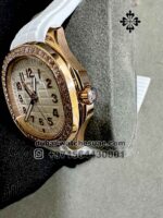 Patek Philippe Aquanaut Luce Travel Time Rose Gold / Diamond-Set / White 38.80 MM - Image 3
