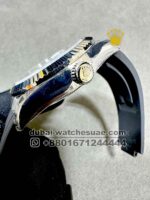 Rolex Sky-Dweller Dial 42 mm Black Dial Flutted Bezel With Rubber Strap? Copy - Image 3