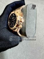Audemars Piguet Royal Oak Chronograph 41 mm Black Dial With Black Chrono and Rose Gold Braccelet Copy - Image 2