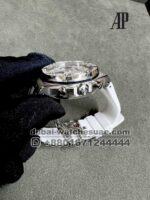 AUDEMARS PIGUET Royal Oak Offshore Chronograph 26231OR.ZZ.D003CA.01 White Dial Blue Sub Dial With Stoned Bezel and White Rubber Strap - Image 6