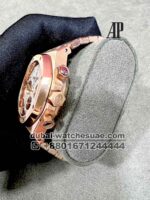 Audemars Piguet Royal Oak Chronograph selfwinding White Dial With Golden Sub Dial  Rose gold Bezel And Bracelet - Image 3