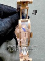 Audemars Piguet Royal Oak 33 mm Blue? Dial With Rose Gold Bracelet Copy - Image 4