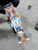 Audemars Piguet Royal Oak Chronograph selfwinding White Dial With Golden Sub Dial  Rose gold Bezel And Bracelet - Image 4