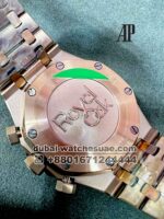 Audemars Piguet Royal Oak Chronograph selfwinding White Dial With Golden Sub Dial  Rose gold Bezel And Bracelet - Image 5
