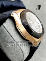 Audemars Piguet Royal Oak Offshore Grey Dial Black Bezel with Gold Case Black Rubber Starp - Image 2