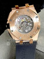 Audemars Piguet Royal Oak Offshore Grey Dial Black Bezel with Gold Case Black Rubber Starp - Image 4