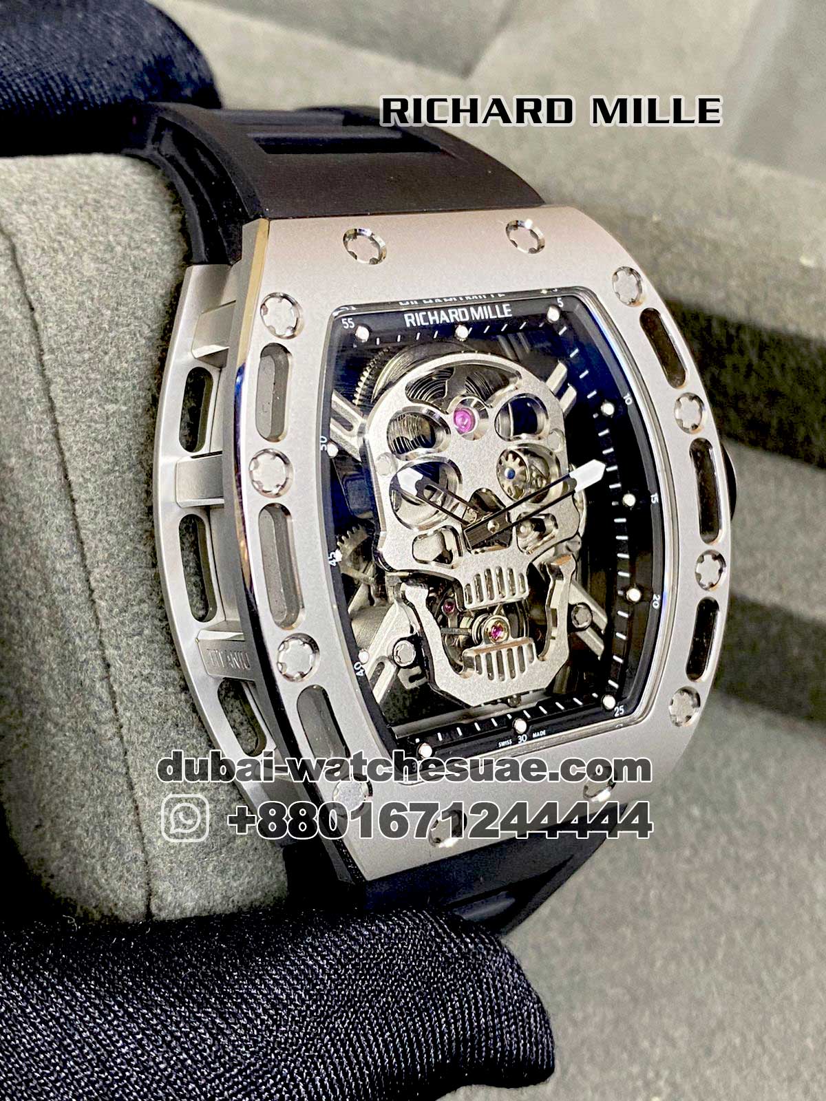 62.jpg Richard Mille RM52 Skull Tourbillon Titanium Replica Super Clone RM10 - Image 1