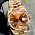Rolex 40 mm Day date ,Rose gold face