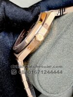 Audemars Piguet Royal Oak Perpetual Calendar 41mm Rose gold  dial  Blue Sub Dial Moonphase - Image 3