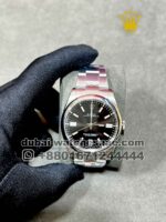 Rolex? 41 mm Black?dial plain bezel  Oyster Perpetual