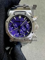 Audemars Piguet Royal Oak Chronograph 41 mm Violet? dial with? Chrono and Steel Bracelet Copy