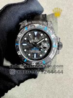 Rolex Submariner DiW Carbon Blue Contrast Copy 40 mm