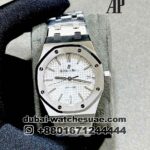 Audemars Piguet Royal Oak? 37 MM White? Dial With Octagonal Screwed Bezel Copy